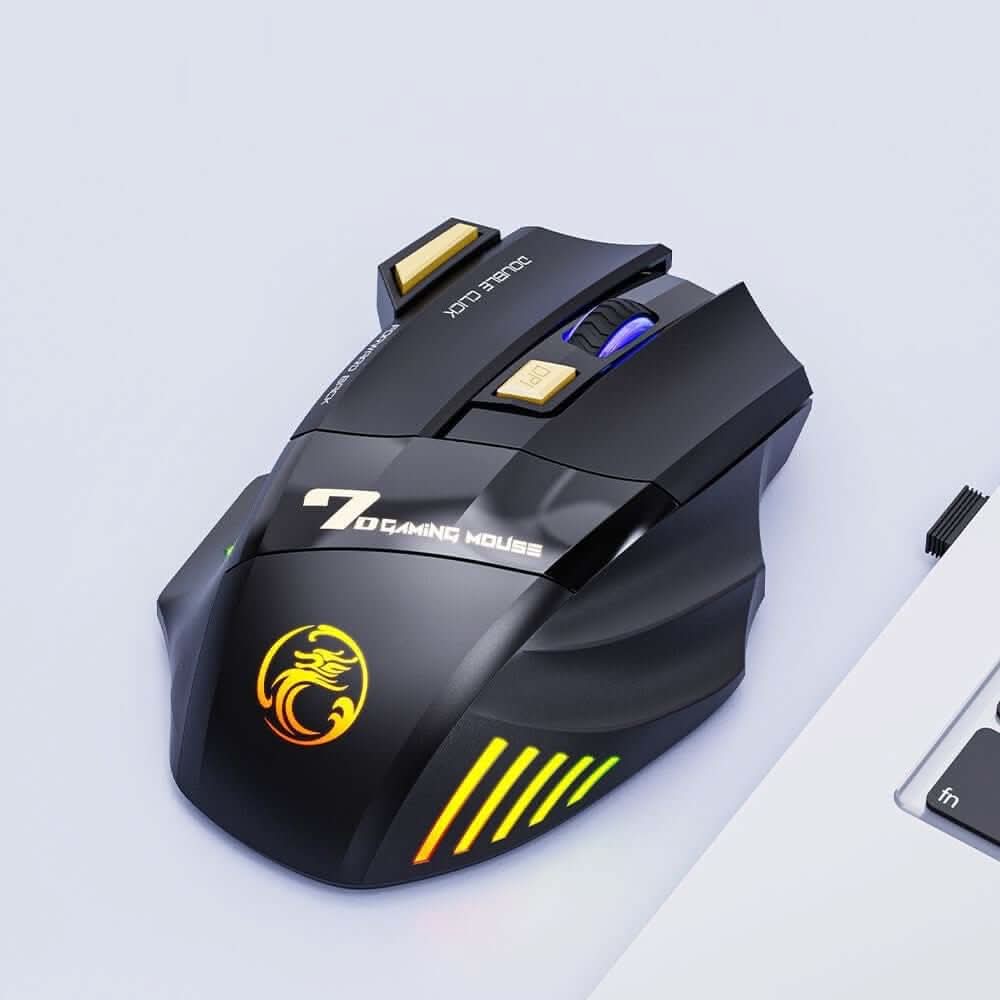 Souris de jeu sans fil 2,4 G - 7D