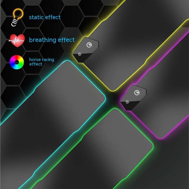 Tapis de souris de jeu lumineux  TYPC Interface