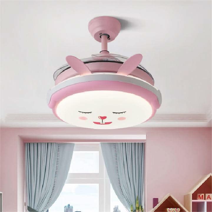 Ventilateur de Plafond pour Enfant avec Lumière