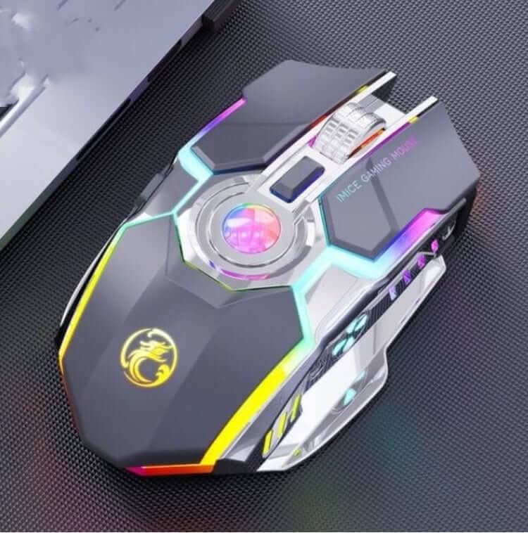 Souris Gaming Sans Fil RGB – Modèle Horse Racing