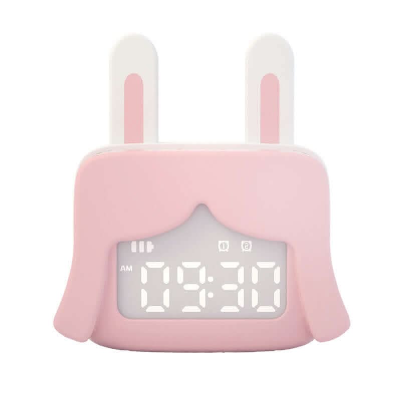 Réveil enfant silencieux – Design mignon, silicone doux, idéal pour chambre et bureau
