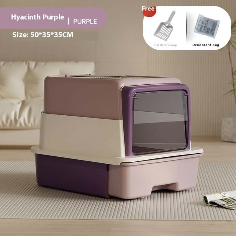 Bac à Litière Fermé Pliable