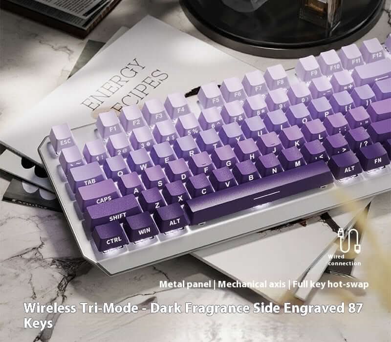 Clavier mécanique filaire 87 touches – Gaming e-sport