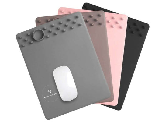 Tapis de Souris avec Chargeur Sans Fil pour Téléphone