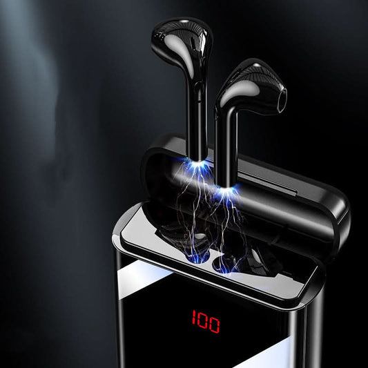 Bluetooth Headset avec Boîtier Power Bank