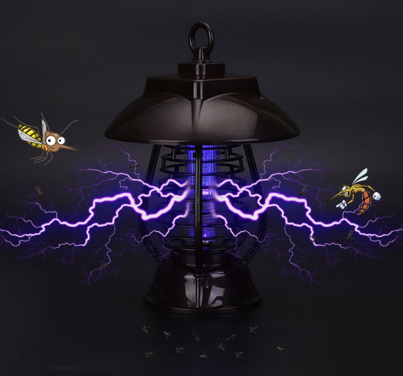 Lampe anti-moustique solaire