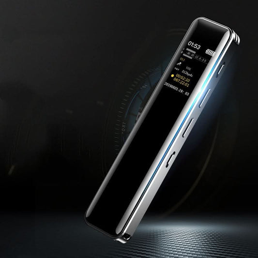 Enregistreur vocal professionnel – réduction de bruit HD, activation vocale, 128 Go