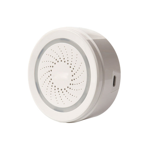 Alarme WiFi Domestique Sans Fil – Alerte Sonore et Lumineuse Intelligente