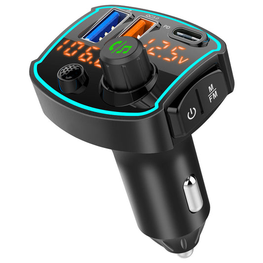 Lecteur MP3 Bluetooth pour voiture – double écran, FM et charge rapide