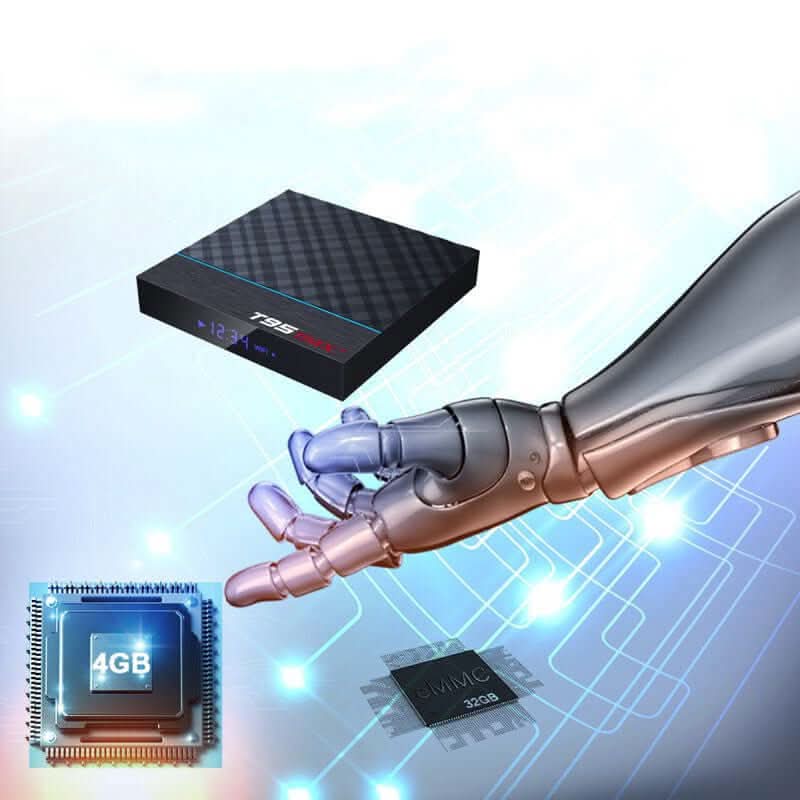 T95 Max Plus – Boîtier TV Intelligent Android 9.0