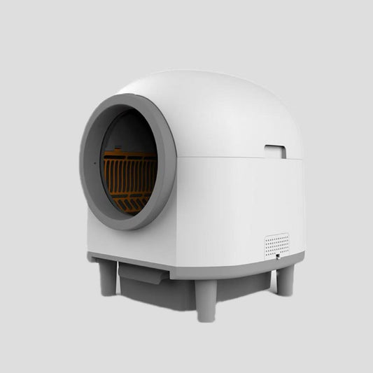 Litière intelligente pour chat avec nettoyage automatique et design moderne