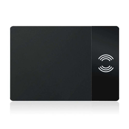 Tapis de souris en aluminium avec chargeur sans fil