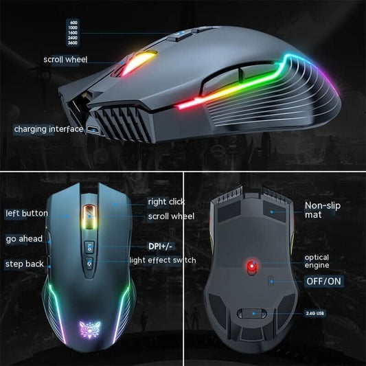 Souris Gaming Pro Sans Fil