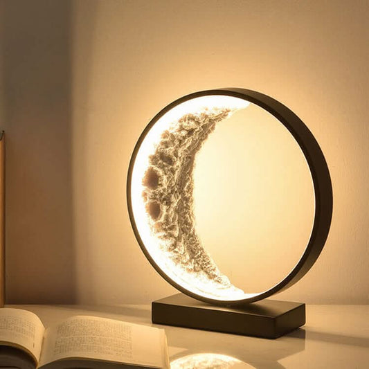 Lampe de table croissant