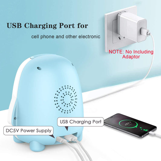 Penguin children's sleep training clock