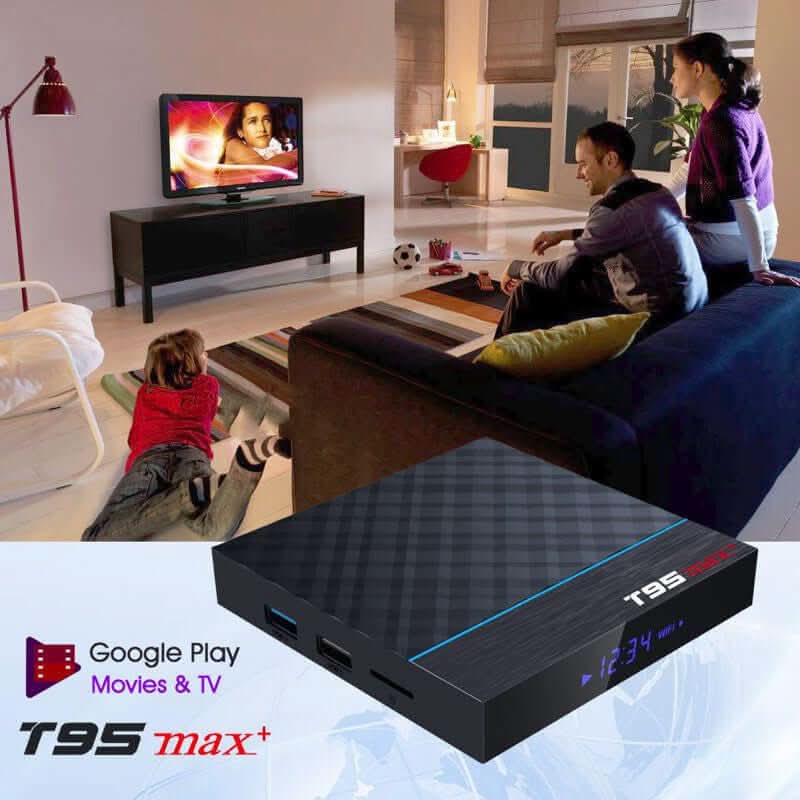T95 Max Plus – Boîtier TV Intelligent Android 9.0