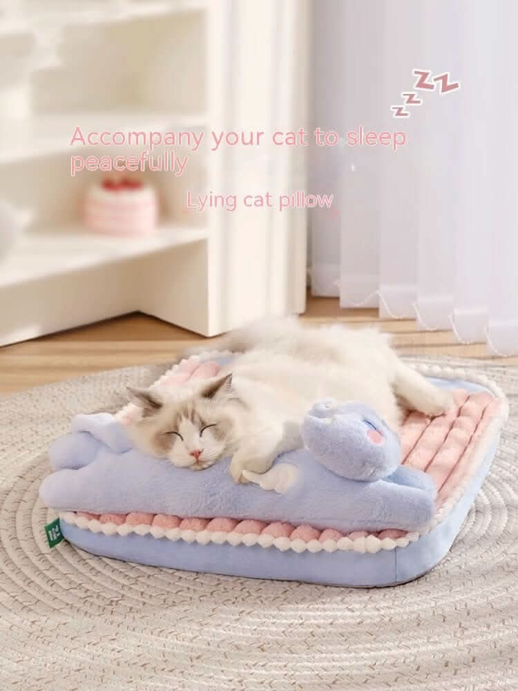 Tapis en Velours Personnalisé pour Chat