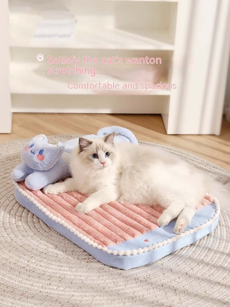 Tapis en Velours Personnalisé pour Chat