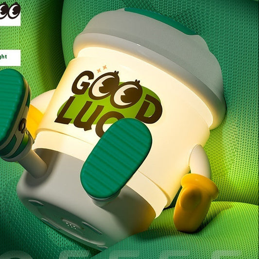 Lampe de nuit Coffee Cup – USB rechargeable, haut-parleur Bluetooth, ambiance lumineuse