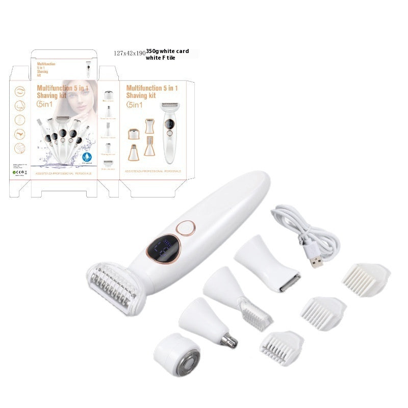 Rasoir multifonction 5‑en‑1 pour femme