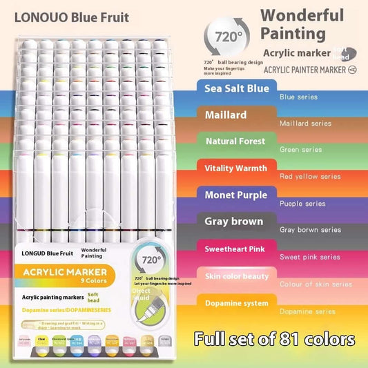 Marqueur acrylique à tête souple