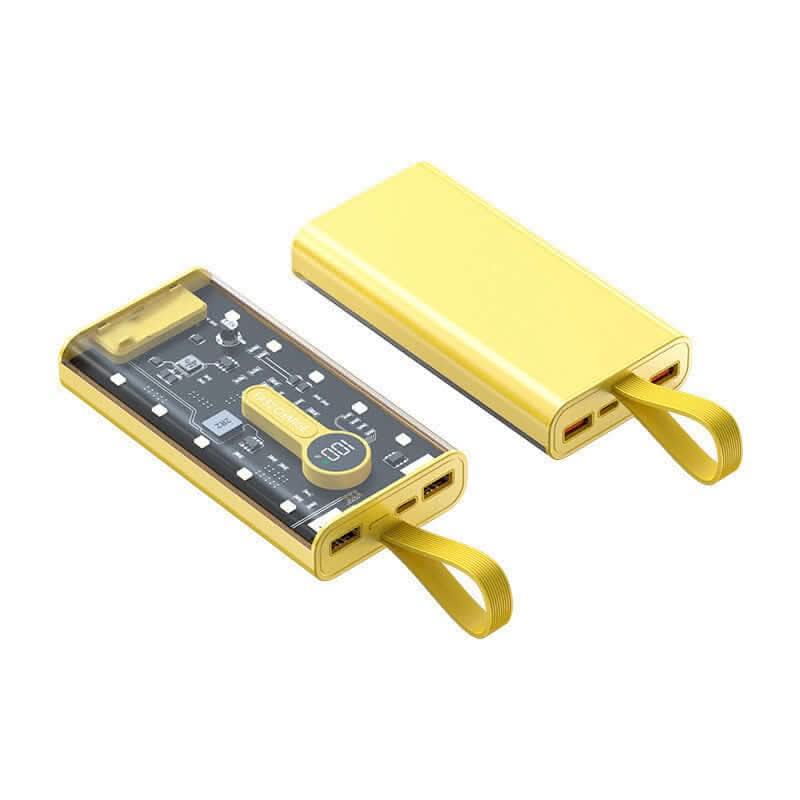 Batterie rechargeable transparente