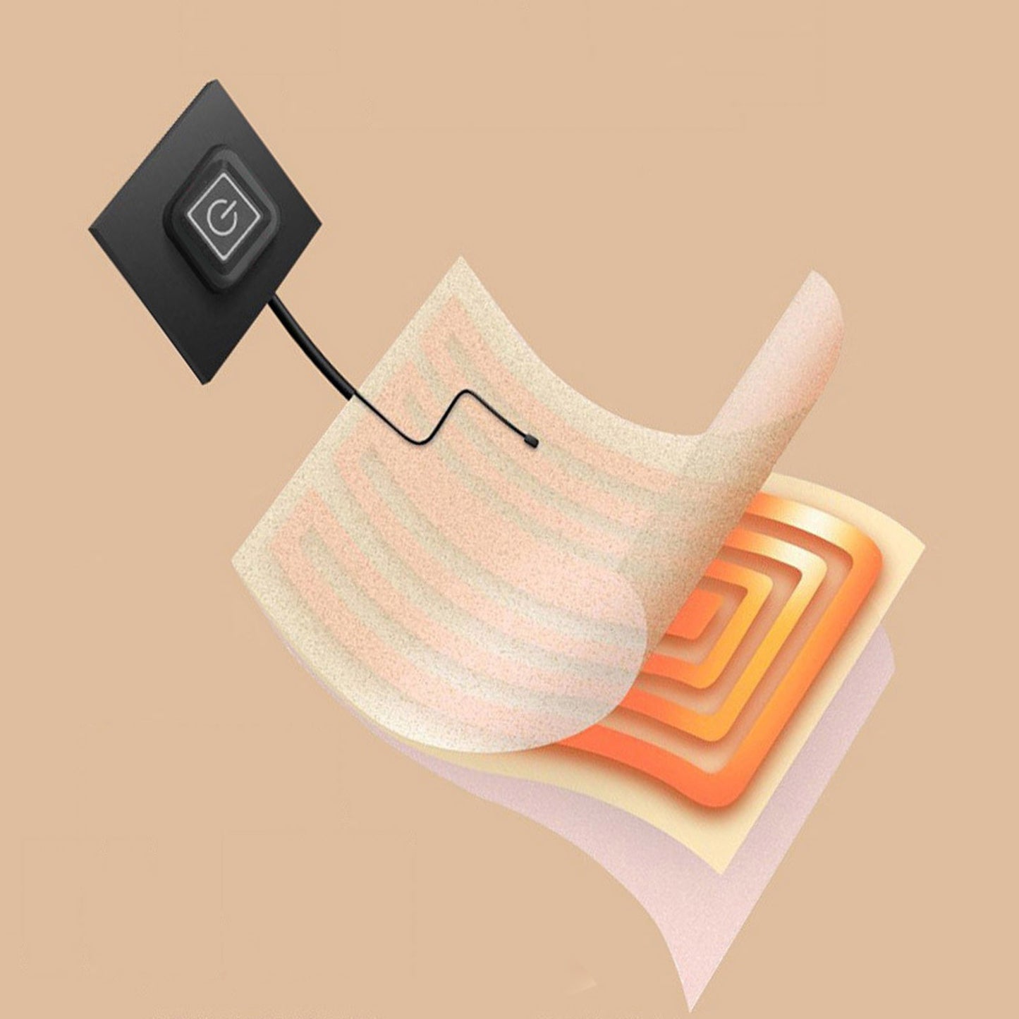 Tour de cou chauffant pour le sport – résistant au froid, USB rechargeable, polaire douce, 4 couleurs