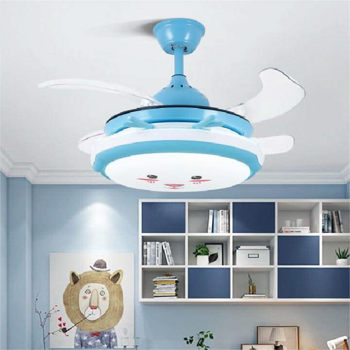 Ventilateur de Plafond pour Enfant avec Lumière