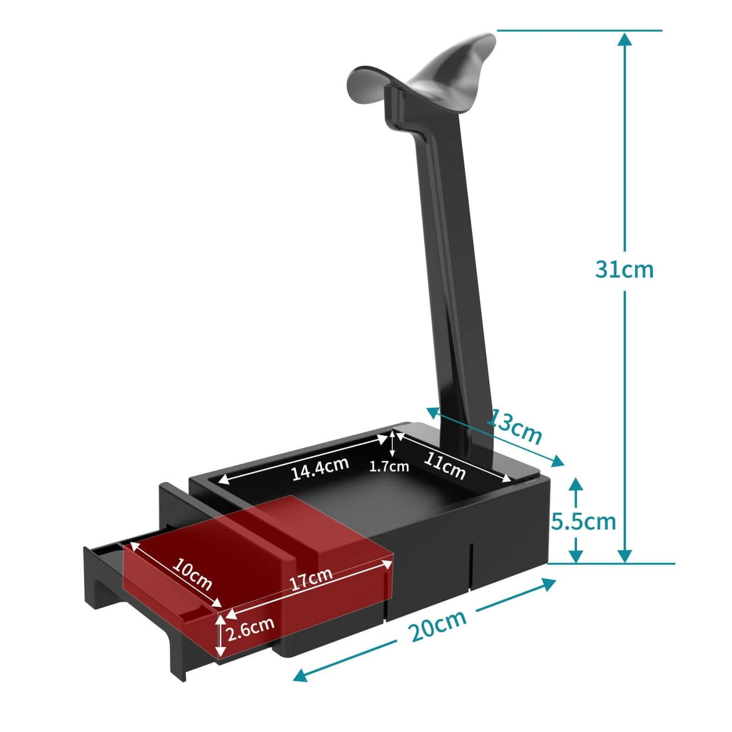 Computer Monitor Heightening Rack Notebook Stand With Adjustable Length