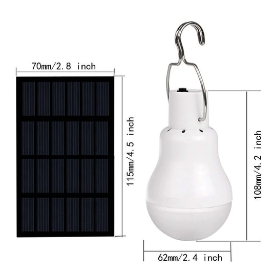 Lampe Solaire Portable Rechargeable