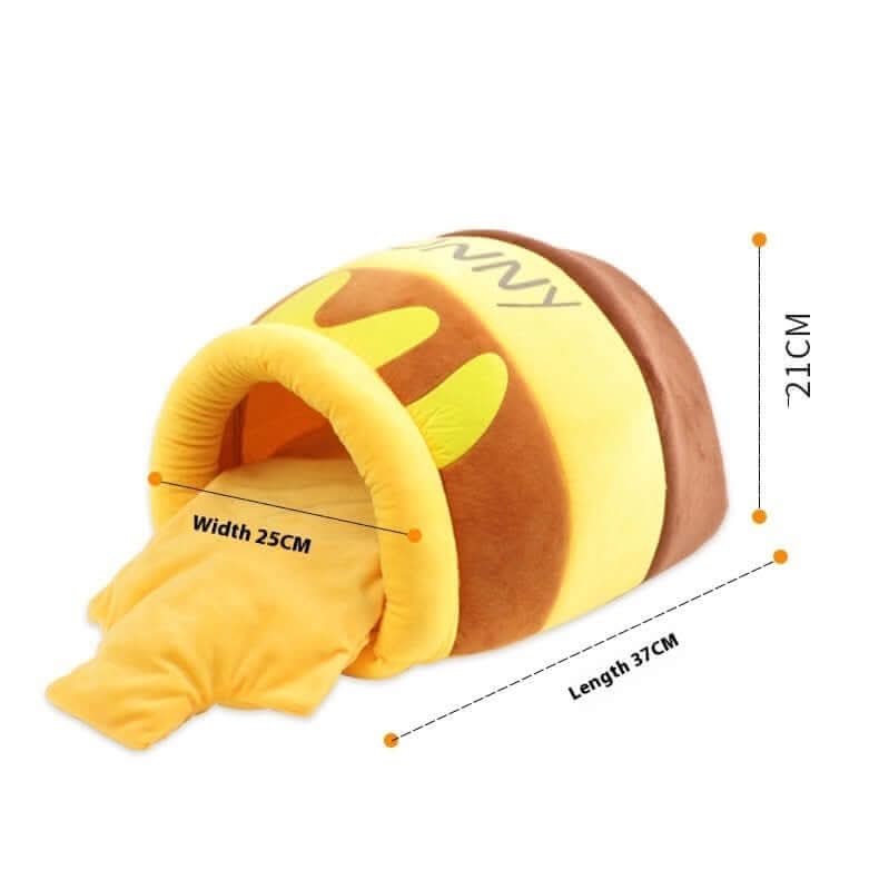 Nid pour Chat en Forme de Pot de Miel