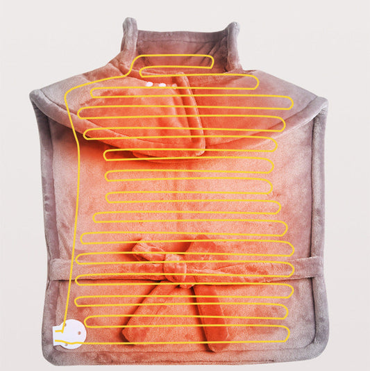 Châle chauffant USB – isolation thermique du haut du corps, usage maison et bureau