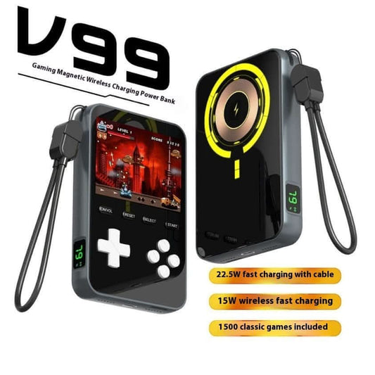 Batterie Portable & Chargeur Sans Fil Magnétique 15W