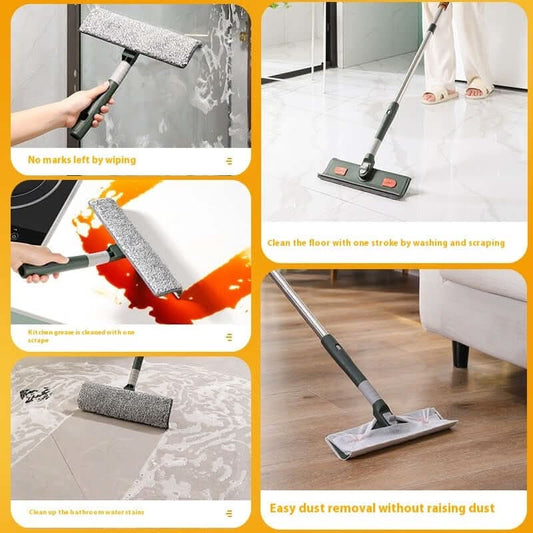 Nettoyeur de vitres avec manche rallongeable