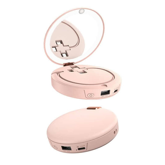 Chauffe-mains Multifonction Mini avec Miroir de Maquillage