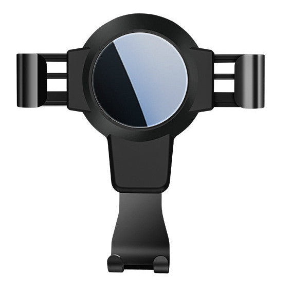 Support téléphone voiture S4 – fixation rétroviseur, gravité ABS, port de climatisation