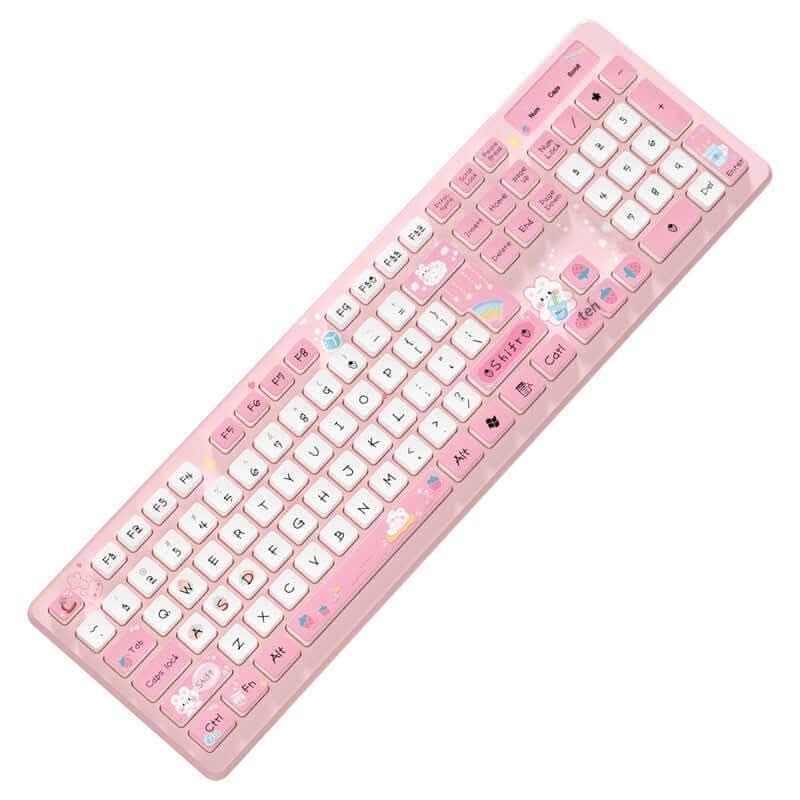 Clavier filaire Milk Tea Rabbit