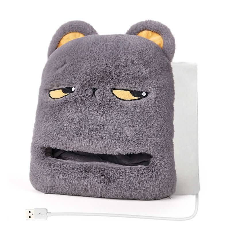 Coussin Chauffant USB en Peluche Lapin