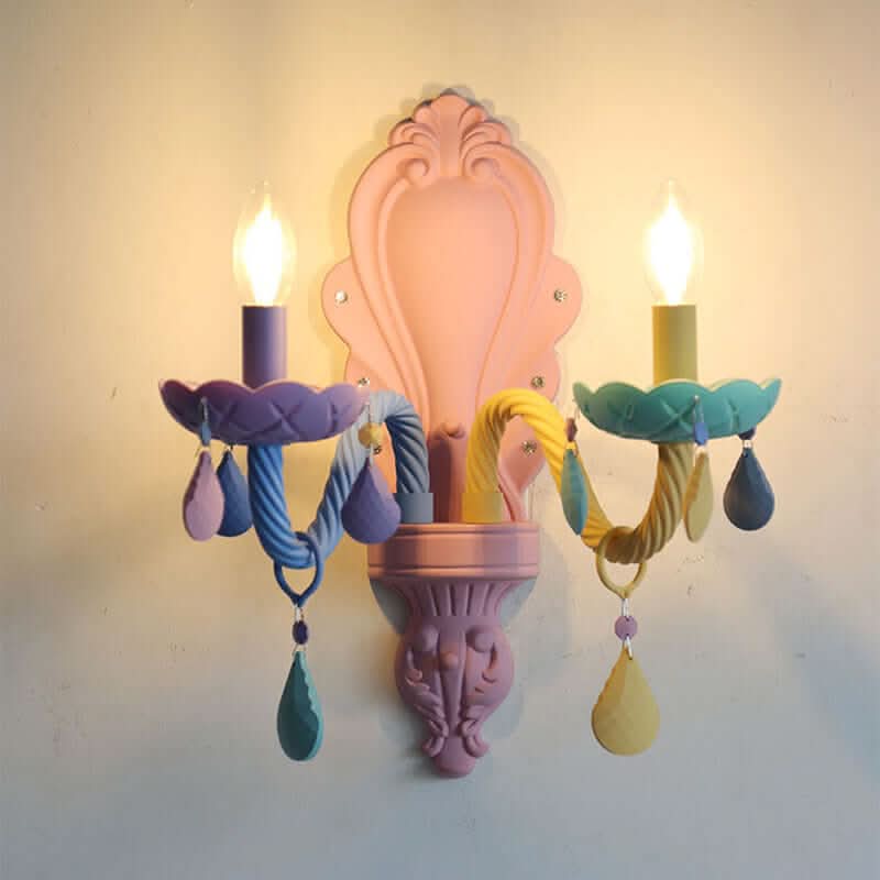 Applique murale en cristal