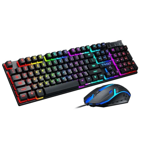Combo Clavier & Souris Gaming T-WOLF TF200