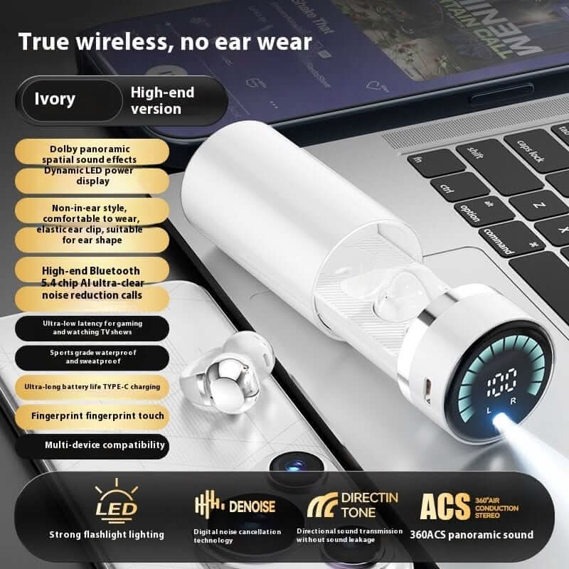 Casque Bluetooth Sport à Clip