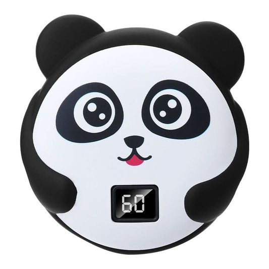 Mini chauffe-mains Panda rechargeable – affichage digita