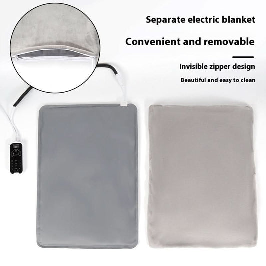 Lid chauffant pour chat hiver – lit pour animaux chaud, amovible et lavable