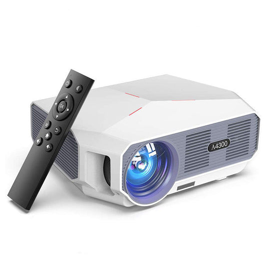 Mini projecteur portable 1080P HD – WiFi, commande vocale, compatible smartphone, usage maison