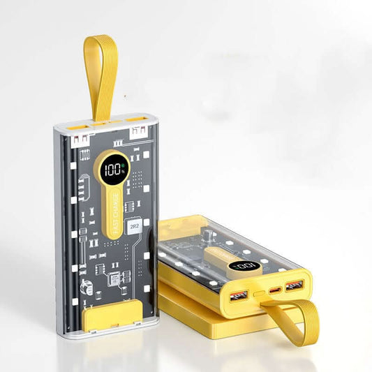 Batterie rechargeable transparente