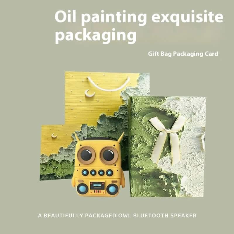 Haut-parleur Bluetooth portable en forme de hibou