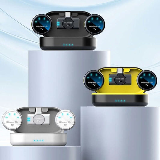 Microphone Sans Fil à Clip Magnétique