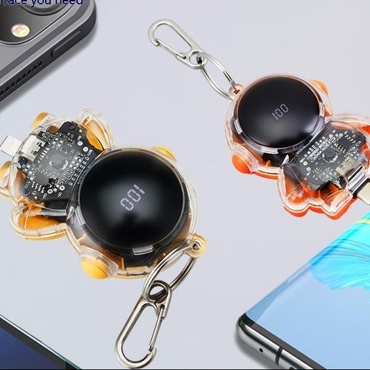 Batterie externe magnétique ultra-fine – format clip dorsal, charge rapide, 4 couleurs disponibles