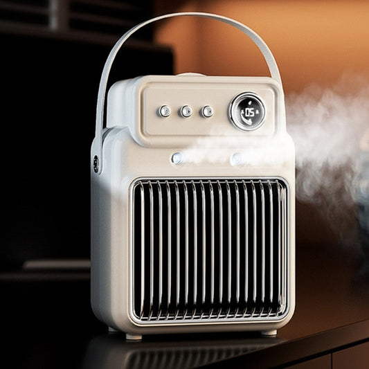 Chauffage de bureau 2-en-1 1200W – humidificateur intégré avec protections contre la surchauffe