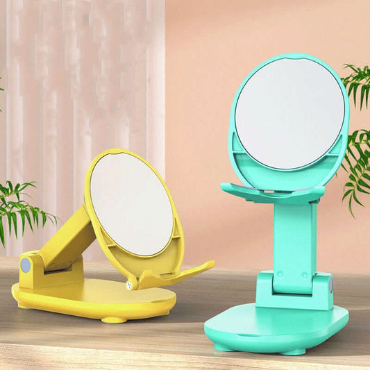 Support de téléphone miroir pour femme